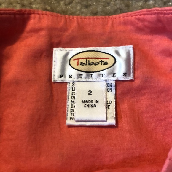 Talbots flamingo skirt size 2P - Picture 6 of 8